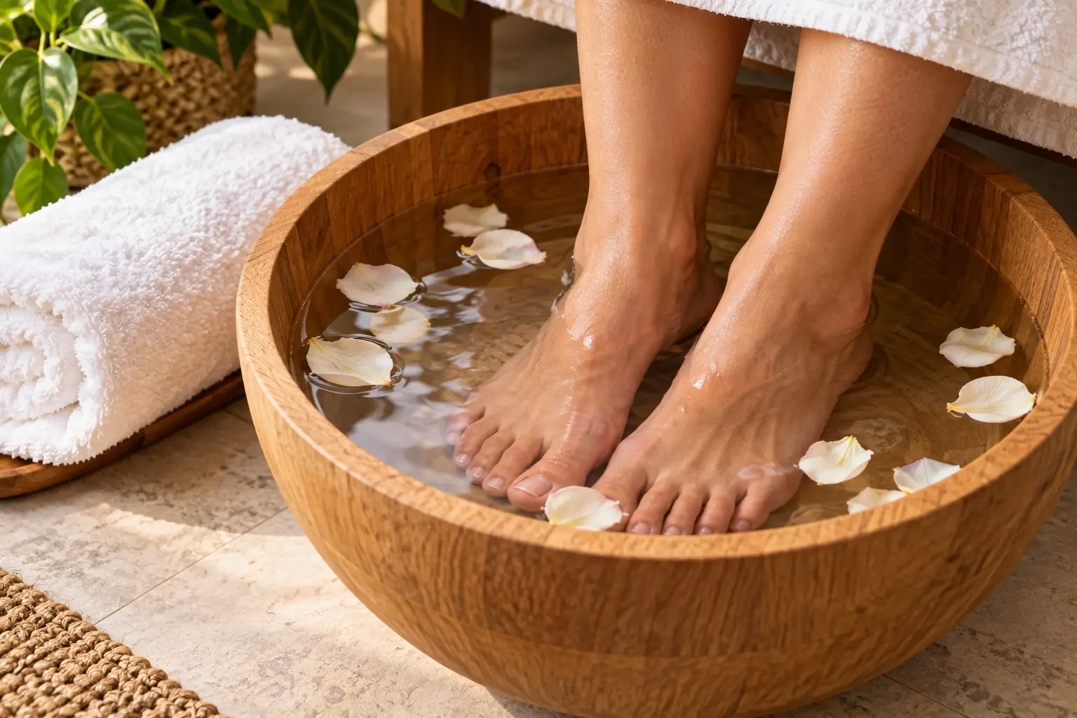 Herbal foot soak